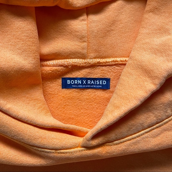 NEW BORN X RAISED UNION ROCKER ORANGE HOODIE - Picture 5 of 8